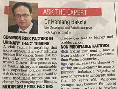 Dr. Hemang Bakshi Article - Ask the Expert