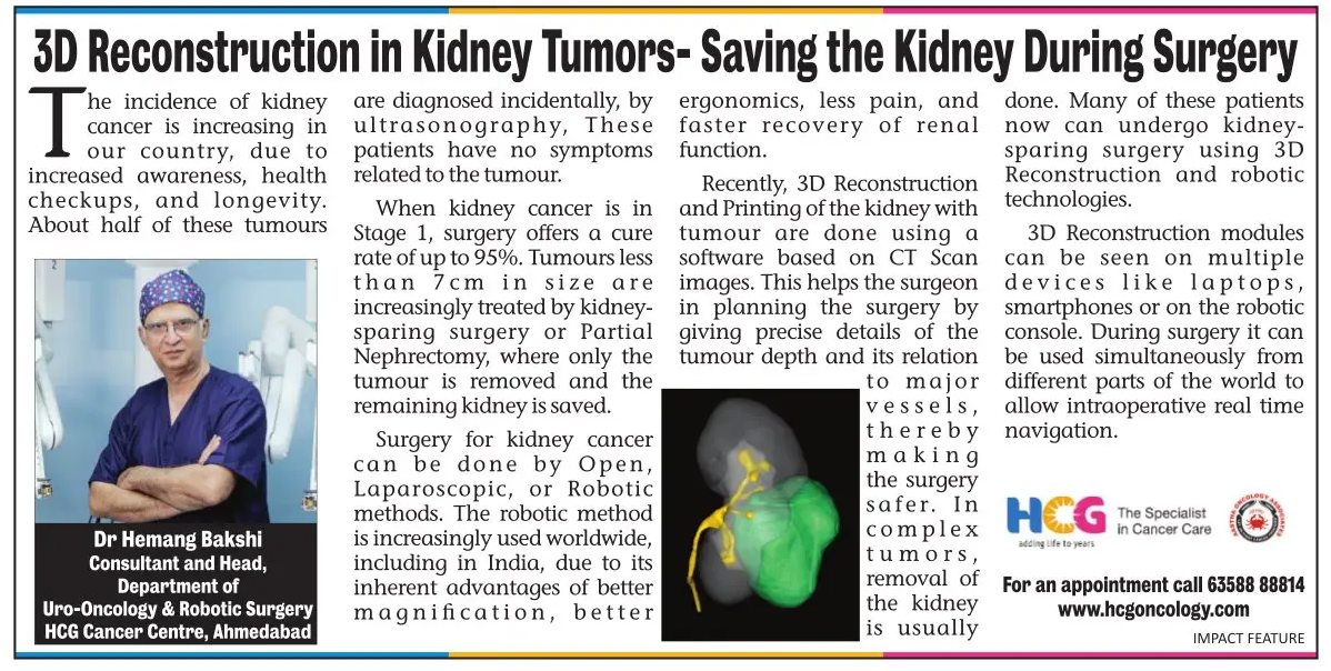 Dr. Hemang Bakshi - 3D Reconstruction in Kidney Tumour - 15 June 2023