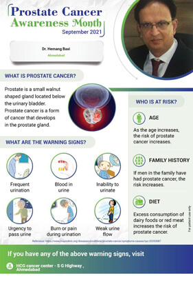 Dr. Hemang Bakshi - Prostate Cancer Awareness Month